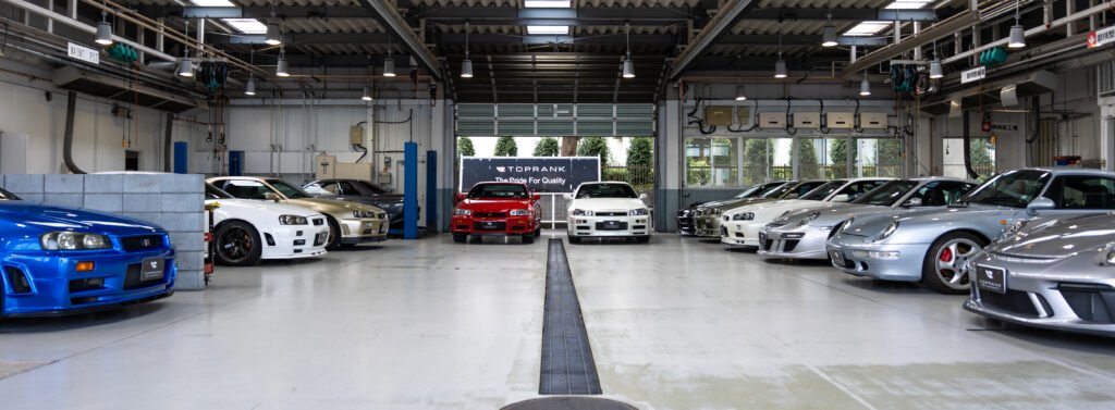 Vehicles inside a TOPRANK facility