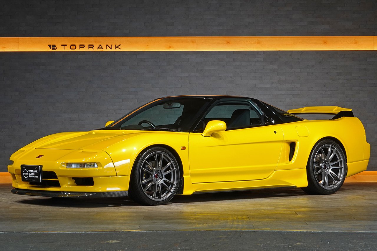 1995 Honda NSX-R NA1 NSX-R, Factory Indy Yellow Pearl, Mugen Exhaust Manifold