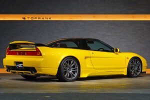 1995 Honda NSX-R Indy Yellow, Mugen exhaust